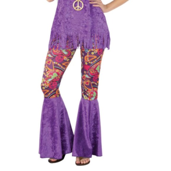 70's Groovy Girl Hippy Costume Medium Halloween 🎃 - Picture 2 of 7
